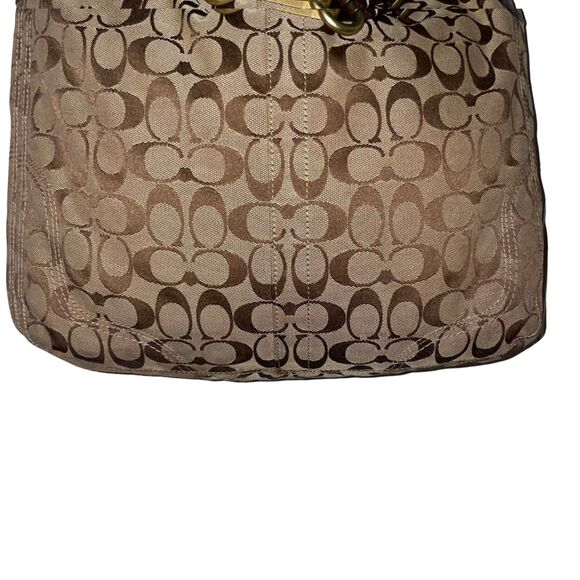 Coach XL Hamptons Hobo Bag in Signature Jacquard - Picture 10 of 12